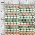 thumbnail image 2 of oneOone Cotton Flex Orange Fabric Geometrical Sewing Fabric By The Yard Printed Diy Clothing Sewing Supplies 40 Inch Wide, 2 of 4