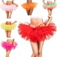 thumbnail image 2 of Falda sexy para adultos, falda de malla, falda tutú, falda de gasa de 5 capas, falda de pastel, falda de rendimiento, 2 of 6