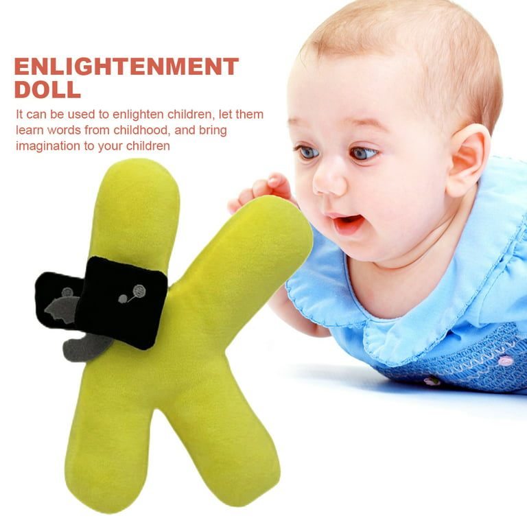 YFMHA Alphabet Lore Plushies Doll Soft Alphabet Lore Stuffed Dolls  Educational Letter Toys for Kids (P) 