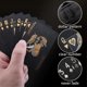 thumbnail image 4 of Cool Black Playing Cards, Waterproof Poker with Dollar Pattern, Black-Gold Foil Cards with Box, Great for Magic & Party, 4 of 4