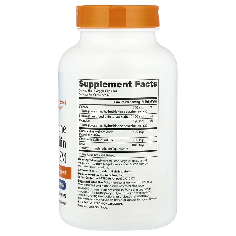 Amazon.com: Doctor's Best, (3 Pack) Glucosamine Chondroitin