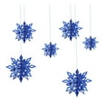 thumbnail image 4 of Sylvtty 6Pcs 3D Holographic Snowflake Decorations Waterproof Glitter Paper Snowflakes Winter Home Decor for Christmas New Year's Birthday Parties, 4 of 7