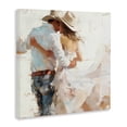 thumbnail image 2 of Stupell Industries Farmhouse Cowgirl Romance Couple Canvas Art, 17 x 17, by Tina LeCour, 2 of 8