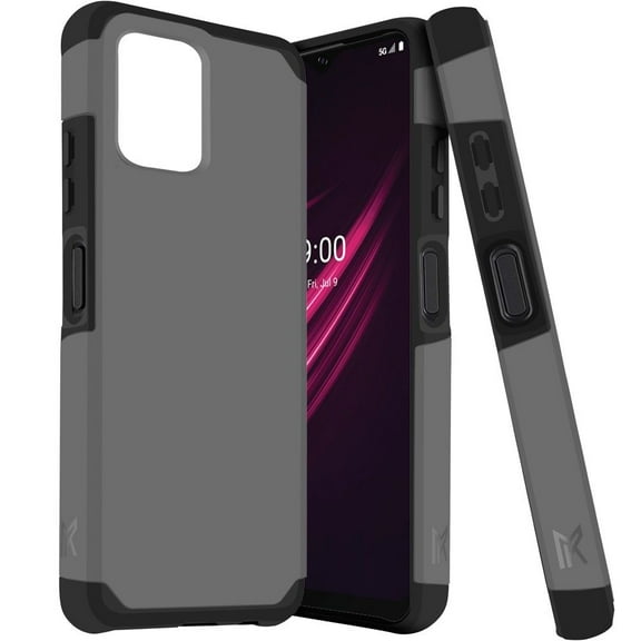MK Rugged Dual Layer Slim Case for REVVL 6 Pro 5G - Grey
