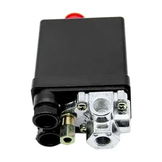 Heavy Duty Air Compressor Pressure Switch Control Valve, Automatic Trip 90-120PSI 1/4 Port For Small Compressing Machine ,Digitally Adjustable