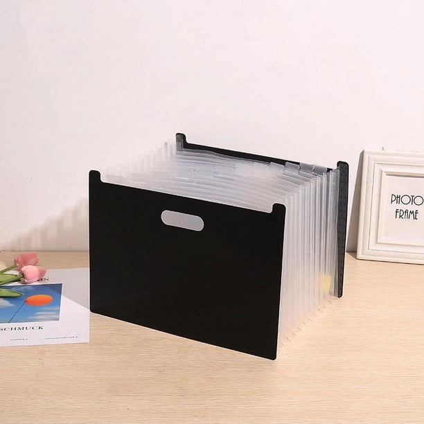 Bolsa de papel de prueba de múltiples capas, bolsa de órgano vertical, bolsa de almacenamiento de datos A4, carpeta PP portátil para oficina de estudiantes