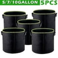 thumbnail image 3 of Gallons Soft-sided Plant Pots Grow Bags with Soft Felt-like Texture That Promote Air Root Pruning, 3 of 11