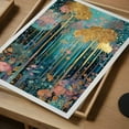thumbnail image 5 of Gustav Klimt Wall Art, Gustav Klimt Poster, Gustav Klimt Inspired Magical Forest Art, Luxury Wall Art for Autumnal Home Decor & Coquette Room Styling, 5 of 7