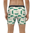 thumbnail image 2 of Men's Boxer Briefs, Cartoon Crocodile Soft and Breathable Mens Underwear Boxer Briefs With Widen Waist, 2 of 5