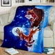 thumbnail image 3 of Manta de franela de felpa suave ultraligera para sofá, cama, sofá, los mejores regalos de oficina, Feliz Navidad, 3 of 4