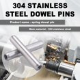 thumbnail image 4 of 10 Piezas M5X30Mm 304 Acero Inoxidable Split Spring Roll Pasadores de Pasador, 4 of 9
