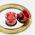 thumbnail image 6 of Tunnels Anodized Metallic Red with O-Rings - Sold as a Pair Surgical Steel, 6 of 6