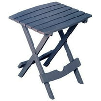 Adams Mfg 8500-94-3936 Patio Side Table, Quik Fold, Resin, Bluestone - Quantity 4