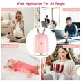 thumbnail image 4 of GPCT 220ml Cool Mist Humidifier Ultrasonic Air Diffuser Atomizer with 7 Color Breathing Lights Auto Off Office Home Yoga Pink, 4 of 9