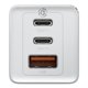 thumbnail image 4 of Cargador rápido GaN2 dual +Cable Tipo C 1m Baseus 65W Blanco, 4 of 4