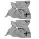 thumbnail image 1 of Bulk Scrunchies for Women and Girls Fashionable Cloth Hair Ties with Black Color for Decoration 2pcs Large Size, 1 of 5