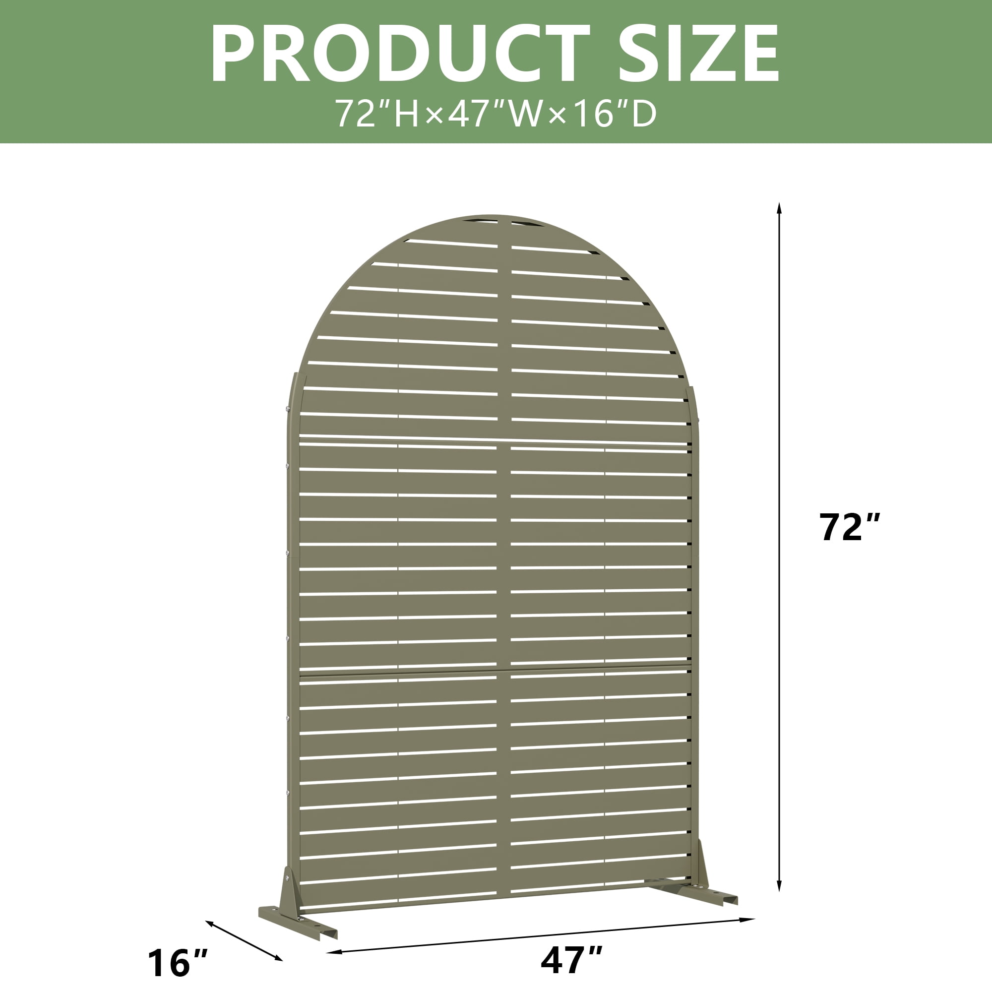Metal Privacy Screen Fence Panel