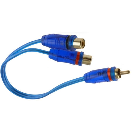 Female Y-adapter - SCA-Y2F1M Spiral Shielded Cable High Qulaity RCA Y Adapter 2 Female 1 Male 2F-1M