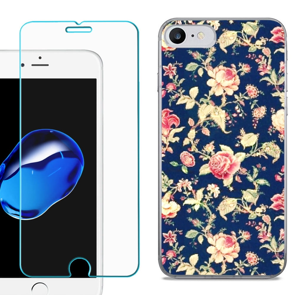 For Apple iPhone SE 2020 Case, SlimFit TPU Phone Case, with Tempered