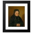 thumbnail image 2 of Peter Michal Bohúň 12x14 Black Modern Framed Museum Art Print Titled - Portrait of an Old Woman (1860-1870), 2 of 5