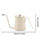 thumbnail image 3 of ¡Descuentos Sorprendentes!, Cafetera de acero inoxidable para preparar café a mano con tapa colgante, cafetera de boca fina y boca larga, utensilios para café caseros Akmoler, 3 of 7