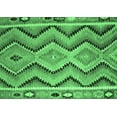 thumbnail image 1 of Ahgly Company Indoor Rectangle Southwestern Emerald Green Country Area Rugs, 2' x 5', 1 of 4