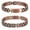 Joshua 1.9, variant on Magnetic Stainless Steel Bracelet for Men, Engraving Bible Verse, 8.3 in