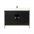thumbnail image 3 of Kesia 48" Single Bathroom Vanity Set in Black Oak without Mirror, 3 of 8