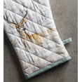 thumbnail image 3 of Maison d' Hermine Deer in The Woods 100% Cotton Set of Oven Mitt (7.5 Inch by 13 Inch) and Pot Holder (8 Inch by 8 Inch) for BBQ | Cooking | Baking | Grilling | Microwave | Thanksgiving/Christma, 3 of 3