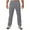 Gray, variant on SweatPants For Men Solid Color Loose Half Waist Pockets Long Pants Elastic Waist Pants