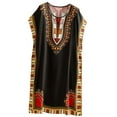 thumbnail image 3 of Vestido largo Boho Elegante para mujer Sunnimix Lado dividido negro, 3 of 7