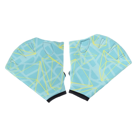 Aquatic Fitness Swimming Webbed Gloves, Snorkeling Training Hand Gear for Water Aerobics