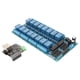 thumbnail image 4 of Módulo de relé de 16 canales Controlador Ethernet de 5V Servidor web de red Módulo de relé de 16 canales Interfaz RJ45 para hogar inteligente, 4 of 8