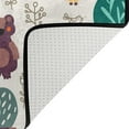 thumbnail image 4 of FREEAM Nursery Area Rugs Soft Foam Funny Cartoon Forest Animals Bear Deer Fox Hedgehog 72x48 inch Play Mats for Kids Playing Room Living Room Door Mat, 4 of 6