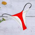 thumbnail image 6 of ZHOUCHANKIDS Women's Valentine's Day Printed Thong Panties Breathable Soft Comfortable Underwear for Her L, 6 of 6