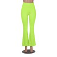 thumbnail image 1 of Bigersell Distressed Pants for Women Full Length Fashion Women's Solid Color Multicolor Versatile Ninth Pants Casual Flared Pants Ladies Jumpsuit Leggings, 1 of 5
