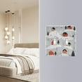 thumbnail image 4 of Yayeee Toggle Light Switch Wall Plate 2-Gang 4.56"x4.48" Decorative Outlet Cover, Cartoon Red Houses, 4 of 7
