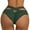 Green, variant on Women Panties Sexy Lace Underpants Transparent Mesh Hook Briefs Breathable Low Waist Seamless Underpants Panty Ladies