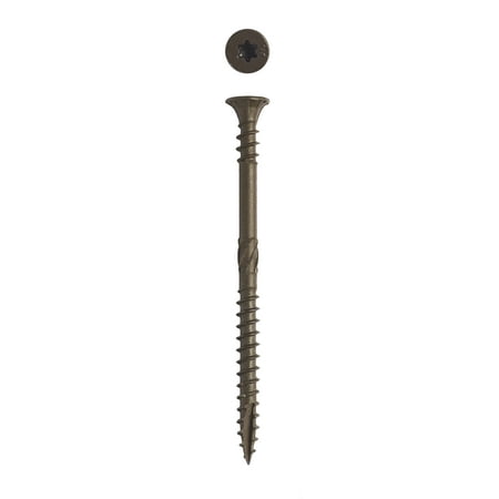 

Big Timber SWD10258 #10x2-5/8 in. Bronze Softwood Deck Screw 1500-Pk