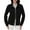 Black, variant on Winter Ladies Casual Jackets Zip up Jacket No Hood Long Sleeve Fleece Jacket Solid Color Outerwear with Pockets My Items