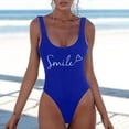 thumbnail image 1 of WILLBEST Traje de Baño Para Mujer, Bañador de Una Pieza Con Estampado A La Moda Para Mujer, Bañador de Bikini Sexy, Bañador Sin Mangas y Sin Espalda, 1 of 3