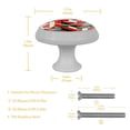 thumbnail image 5 of Pakistan Fluorescent Drawer Pulls with Screws - Round 4-Pack, Glow-in-the-Dark Knobs for Cabinets, Wardrobes, Dressers - Cupboard Handles, Fluorescence Pulls, 5 of 6