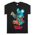 thumbnail image 2 of Creepy Evil Teddy Bear Graphic T-Shirt - Horror Cartoon Design, Unisex Fit for Men and Women, Comfortable Casual Wear for Everyday - Unique Gift Idea Tee For Adult, Men, Women, Teen, Teenager, Adoles, 2 of 7