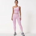 thumbnail image 7 of Women's One Shoulder Cropped Active Tank Top with Asymmetrical Neckline - Medium, Pink, 7 of 7