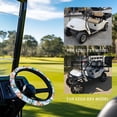 thumbnail image 2 of ZUXONGSY Butterfly Golf Cart Steering Wheel Covers Car Wheel Protector Covers Warm in Winter Cool in Summer Auto Accessories Club Car Steering Wheel Cover Gifts for Golfer Womens, 2 of 7