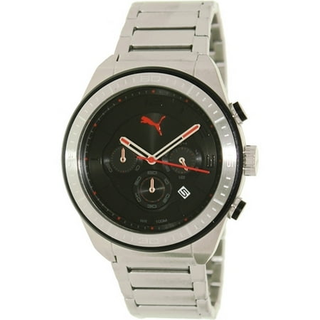 Puma Edge - L Silver Black Men watch PU102911001