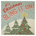 thumbnail image 1 of Retro Christmas IX -Paper Art-32"x32", 1 of 1
