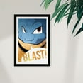 thumbnail image 2 of Wynwood Studio Entertainment and Hobbies Framed Wall Art Prints 'TORRENT Print' Video Games Home Décor - Blue, Yellow, 13" x 19", 2 of 4