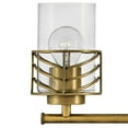 thumbnail image 5 of Della 3 - Light Lacquered Brass Brass Mid Century Modern / Transitional Incandescent Steel Wall Sconce, 5 of 8