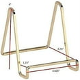 thumbnail image 6 of TRIPAR 4" Gold Color Metal Square Wire Stand Easel Display, 6 of 6